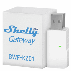 Shelly BLU Gateway | Bluetooth-WLAN-Gateway in einem USB-A-Dongle | Hausautomation | Kompatibel mit Alexa & Google Home | iOS Android App | Kabellos