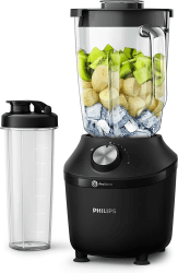 Philips Standmixer und Smoothie Maker – 600W, 2-Liter-Becher, HomeID-App, 2 Geschwindigkeitsstufen + Impulsfunktion, ProBlend, Ice-Crush-Funktion (HR2291/41) 600 Watt