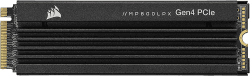 Corsair MP600 PRO LPX 2TB M.2 NVMe PCIe x4 Gen4 SSD - Optimiert für PS5 (Bis zu 7,100MB/sec Sequenzielle Lesegeschwindigkeit, 6,800MB/sec Sequenzielle Schreibgeschwindigkeit) Schwarz 2 TB Schwarz