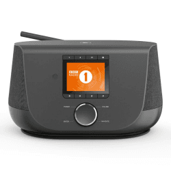 Hama DAB+ Digitalradio Internetradio (Smart Radio mit 2-Wege-Lautsprecher & Handy-Ladefunktion WLAN/DAB/DAB+/FM Bluetooth/Spotify Streaming Stationstasten Radio-Wecker App) Internet-Radio schwarz