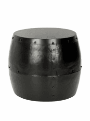 SAFAVIEH Decorative Stool Metal Stool, in Black, 40 X 40 X 40 Schwarz