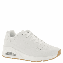 Skechers UNO Stand On Air Damen Turnschuhe 36.5 EU Weiß mit Gummisohle