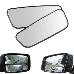 2Pcs Toter Winkel Spiegel Auto, Wasserdichter HD Blind Spot Spiegel, Premium Einstellbar 360° Weitwinkel Seite Rückspiegel für Universellen Auto SUV RV Fahrzeugen Motorrad