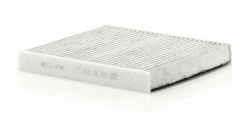 MANN-FILTER CUK 26 009 Innenraumfilter – Pollenfilter mit Aktivkohle – Für PKW 25.4L x 23.5B x 3.2D cm CUK Single