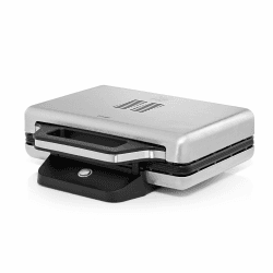 WMF Lono Sandwich Maker, Sandwichtoaster, für 2 Standard- oder XXL-Toasts, 2-stufige Höhenanpassung für mehr Füllung, matt edelstahl Single