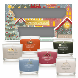 Yankee Candle Geschenkset | 6 duftende gefüllte Signature Votivkerzen | Perfekte Weihnachtseschenke für Frauen 6 Votivkerzen