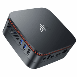NiPoGi AK1PLUS Mini PC Ιntel Alder Lake Ν97(Bis zu 3,6GHz,4C/4T) 16GB DDR4/512GB M.2 SSD,Mini Computer WiFi 2.4G/5.0G,BT5.2,RJ45 LAN,Micro PC 4K@60HZ UHD Dual Display mit VESA für Geschäftsbüro/Schule Ιntel Alder Lake-Ν97/16GB RAM 512GB