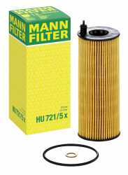 MANN-FILTER HU 721/5 X Ölfilter – Ölfilter Satz mit Dichtung / Dichtungssatz – Für PKW