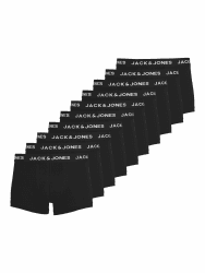 JACK & JONES Herren Boxershorts (10er Pack) Boxershorts XL Schwarz