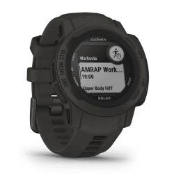 Garmin Instinct 2S Solar – schlanke GPS-Smartwatch mit bis zu 51 Tagen Akkulaufzeit, über 40 Sport-Apps, Garmin Pay, Trainingszustand, Fitnessalter oder Schlafanalyse Schiefergrau Instinct 2S Solar