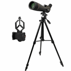 Svbony SV13 20-60X80 Spektiv mit Stativ, HD Wasserdicht Spektive Vogelbeobachtung mit Tragetasche, FMC Optik Porro Prisma Abgewinkelt Spotting Scope für Sportschützen, Wildlife Scenery mit Kamerastativ