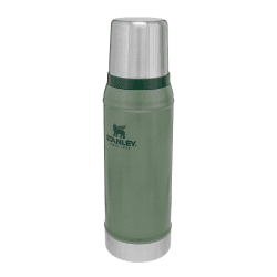 Stanley Classic Legendary Thermosflasche- Thermos Hält 15-48 Stunden Heiß oder Kalt - Edelstahl Thermoskanne - BPA-Frei - Spülmaschinenfest 750 ml Hammertone Green