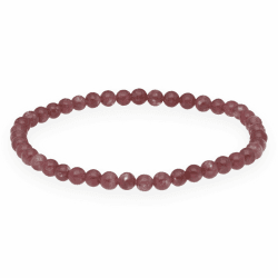 Lebensquelle Plus Mini Kugelarmband | 4-5mm | Hochwertiges Edelsteinarmband Lepidolith