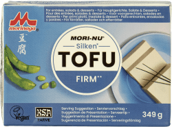 Mori-Nu Seidentofu – Fester Tofu aus Sojabohnen – vielseitig einsetzbar – 12 x 349 g Tofu, hart