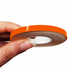4R Quattroerre.it 10473 Trim Stripes Klebestreifen für Autos, KTM Orange, 5 mm x 10 mt