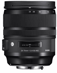 Sigma 24-70mm F2,8 DG OS HSM Art Objektiv für Canon EF Objektivbajonett für Canon Single