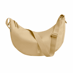 GOT BAG Crossbody Moon Bag aus Recycelte Material | Halbmond Handtasche Wasserabweisend | Stylische Umhängetasche mit verstellbarem Gurt Shore (Large)