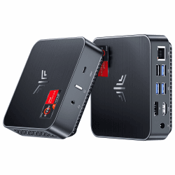 NiPoGi AM02PRO Mini PC AMD Ryzen 7 5800U 32GB Dual DDR4 512GB Nvme PCle3.0 SSD Win11 Micro Desktop Computer mit Radeon RX Vega 8 Support DP+HDMI 4K,WiFi 6,BT5.2 Für Business/Home/Office/Light Gaming AM02PRO R7 5700U 32+512