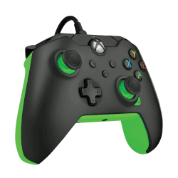 PDP verkabelt Controller Neon Schwarz für XBOX Series X|S, Gamepad, Video Game , Gaming Controller, XBOX One, Offiziell Lizenziert Neon Black