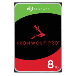 Seagate IronWolf Pro 8TB, NAS interne Festplatte, 3.5 Zoll, 7200 U/Min, CMR, 256 MB Cache, SATA 6 GB/S, inkl. 3 Jahre Rescue Service, Modellnr.: ST8000NTZ01 8TB IronWolf Pro