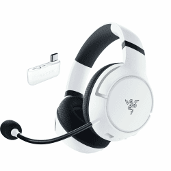Razer Kaira HyperSpeed - Kabelloses Multiplattform-Gaming-Headset für Xbox (HyperSpeed Wireless, Triforce 50-mm-Treiber, HyperClear Kardioiden-Mik, FlowKnit Memory Foam Ohrpolster) Weiß Kaira HyperSpeed Weiß