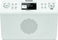 TechniSat DIGITRADIO 21 IR - Küchenradio (Unterbauradio inkl. Montageplatte, Internetradio DAB+, DAB, UKW, Farbdisplay, Wecker, Kopfhöreranschluss) weiß DAB+ & Internetradio weiß