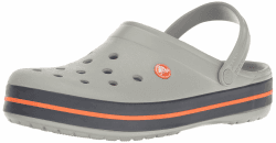 Crocs Unisex Crocband Clogs 38/39 EU Light Grey Navy