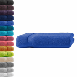 1x Badetuch | Royalblau | 100% Baumwolle Frottier | Oeko-TEX® Standard 100 | Premium Qualität 500 g/m² 1x Badetuch | 100 x 150 cm Royalblau