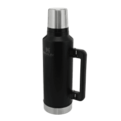 Stanley Classic Legendary Thermosflasche- Thermos Hält 15-48 Stunden Heiß oder Kalt - Edelstahl Thermoskanne - BPA-Frei - Spülmaschinenfest 1900 ml Matte Black