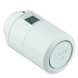 Danfoss Smart Heizkörperthermostat Ally mit Zigbee Wireless Standard 014G2460, Adaptertyp: RAV, RA, RAVL, M30 Ally Thermostat einzeln