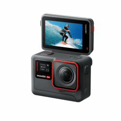 Insta360 Ace - 4K120fps wasserdichte Action-Kamera, 1/2"-Sensor mit KI-Rauschunterdrückung, Active HDR Video, 48MP Fotos, 2,4"-Klappbildschirm, magnetische Befestigung & modernste KI-Funktionen