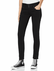 LTB Jeans - Damen - Molly - Low Waist - Slim Fit Jeans - Hosen 27W / 36L Black To Black Wash