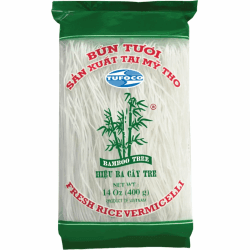 BAMBOO TREE - Frische Reis Vermicelli - 1 X 400 GR Reis Vermicelli 400 GR 1-Pack