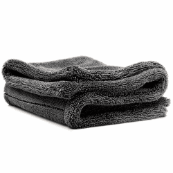 Nuke Guys Gamma Dryer L | Ultra saugstarkes Trockentuch 1400 GSM grau 40x60cm | Fusselfrei, abgerundete sanfte Fasern, kratzerfrei, groß | Premium Mikrofasertuch für Auto Motorrad Fahrrad Grau L - 40 x 60 cm