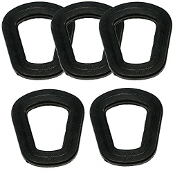 Oxid7® 5x Ersatzdichtung passend für 5, 10 und 20 Liter Metallkanister | Kraftstoffbeständig, entspricht den Anforderungen der Brennstofflagerung Oval - 5 Stück