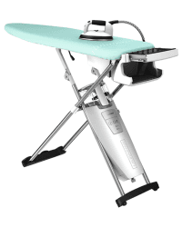 Laurastar S Plus, Hygienische Dampf, Eliminiert 99,9% der Bakterien & Viren, Professionelles Bügeleisen, Aktivbügeltisch, Rollenpaare, Abnehmbarer Wassertank Single