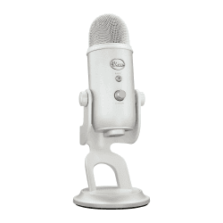 Logitech G Blue Yeti USB-Gaming-Mikrofon in Premiumqualität für Streaming, Blue VO!CE-Software, PC, Podcast, Studio, Computer-Mikrofon, Exklusive Streamlabs-Themes, Sonderedition - Weiß