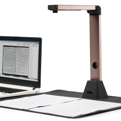 Bamboosang Tragbar Dokumentkamera und Scanner : Hohe Auflösung 8MP Dokumentenscanner A3 Größe Erfassen, Mehrsprachige OCR, USB Dokumentenkamera, Leistungsstarke Software Scanner für Lehrer Büro