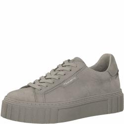 Tamaris Damen Bequemschuhe, Frauen Schnürschuhe,TOUCHit-Fußbett 40 EU Taupe