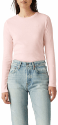 Levi's Damen Essential Housemark Long-sleeve Tee T-Shirt XS Potpourri