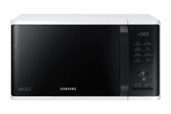 Samsung MS2AK3515AW/EG Mikrowelle, 800 W, 23 ℓ Garraum, 48,9 cm Breite, Quick Defrost, 29 Automatikprogramme, Weiß Single