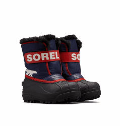 Sorel Unisex Kinder Snow Commander Boot Schneestiefel 28 EU Nocturnal Sail Red