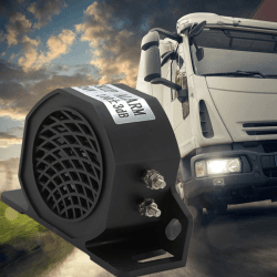 FARBIN Auto Backup Alarm 105dB 12V-48V wasserdichte industrielle Hochleistungs-Backup Warnung mit super lautem Pieper Ton für LKW LKW schwere Fahrzeuge (Alarm-Rückfahrhupe)