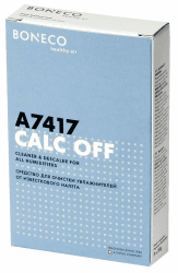 BONECO Calc Off A7417 - umweltfreundliches Reinigungs- und Entkalkungsmittel für alle Luftbefeuchter - für bis zu 3 Anwendungen, Pulver, Weiß 84 g (1er Pack)