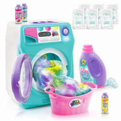 Canal Toys - So Slime SSC 134- DIY Tie Dye Slime with Washing Machine Mixer, Make Your own Scented Slime with The Tie Dye Slime Machine, 6 Slime Set, Mehrfarbig