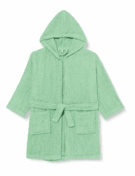Playshoes Unisex Kinder Frottee-Bademantel Morgenmantel 146-152 mint