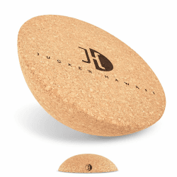 JUCKER HAWAII Balance Board Ocean Rocker | Surf Balance Board mit Rocker Shape (100% Echtholz) und extra rutschfester Oberfläche | Gleichgewichts Trainer Für Kinder und Erwachsene | Find Your Balance Plank Ball Surf & Workout Tool