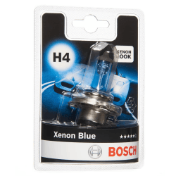 BOSCH 1987301010 H4 Glühlampen 1er-Pack Xenon Blue