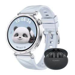 HUAWEI Watch GT 5 41 mm+Extral FreeBuds 5i Schwarz,Smartwatch,Kunstvolles Design,Erweiterte Lauf- und Fahrradfunktionen,Gesundheitsmonitoring,Bis zu 7 Tage Akkulaufzeit,iOS&Android,Blau GT 5 + FreeBuds 5i Schwarz 41mm Blau