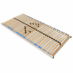 Madera 7 Zonen Lattenrost zur Selbstmontage, mit 28 Leisten, extra stabil durch durchgehende Holme, TÜV SÜD GS geprüft, Größe: 140 x 200 cm 140 x 200 cm Ohne Verstellung
